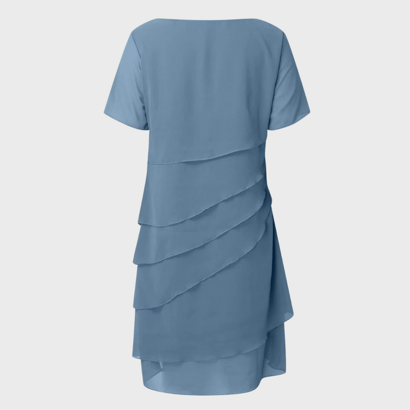 Festliches Damen Abendkleid aus Chiffon (8)