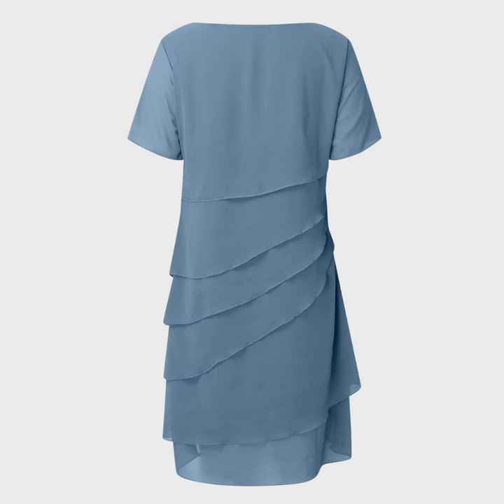 Festliches Damen Abendkleid aus Chiffon (8)