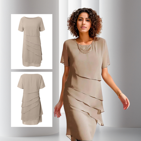 Festliches Damen Abendkleid aus Chiffon (9)
