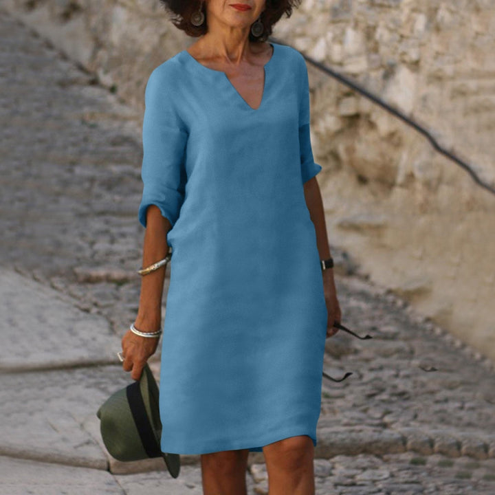 Festliches Damen Kleid für Hochzeitsgäste in Hellblau