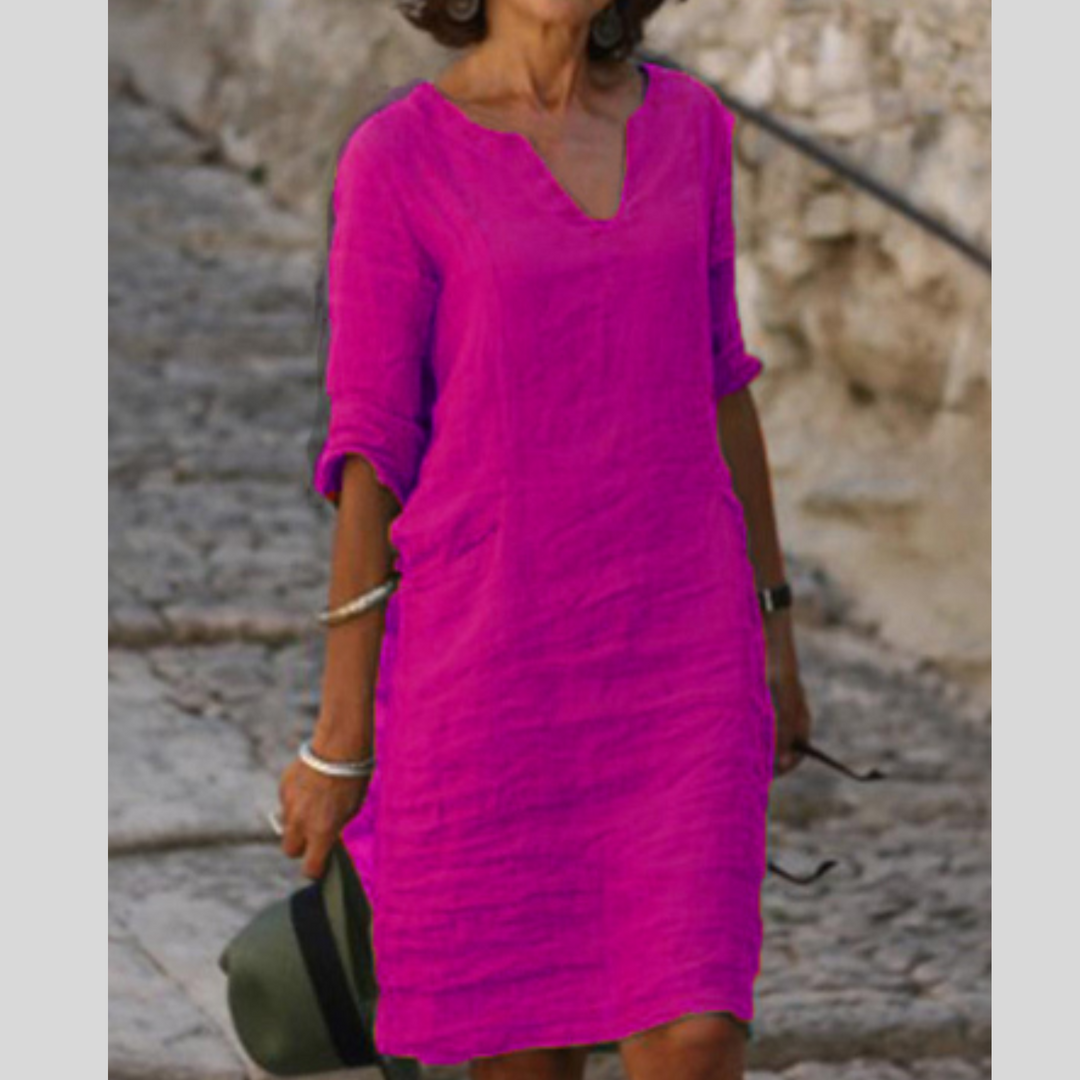 Festliches Damen Kleid für Hochzeitsgäste in Rosa