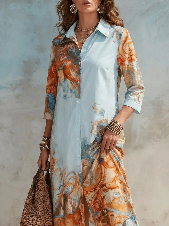 Festliches Damen-Maxikleid im Paisley-Stil für Herbst (4)