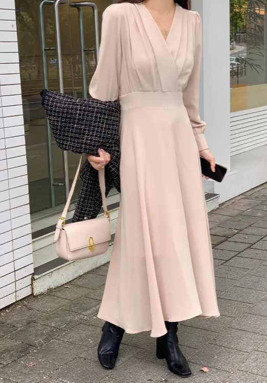 Festliches Damen Strickkleid A-Linie (10)