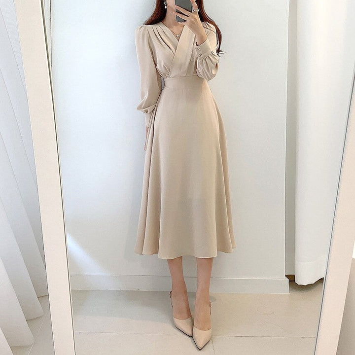 Festliches Damen Strickkleid A-Linie (3)