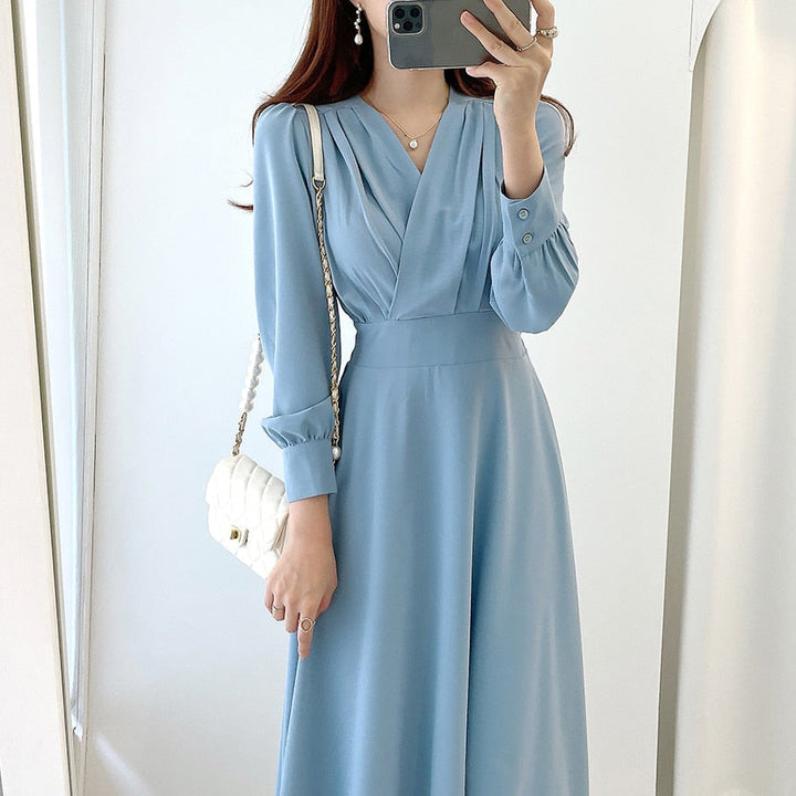 Festliches Damen Strickkleid A-Linie (9)