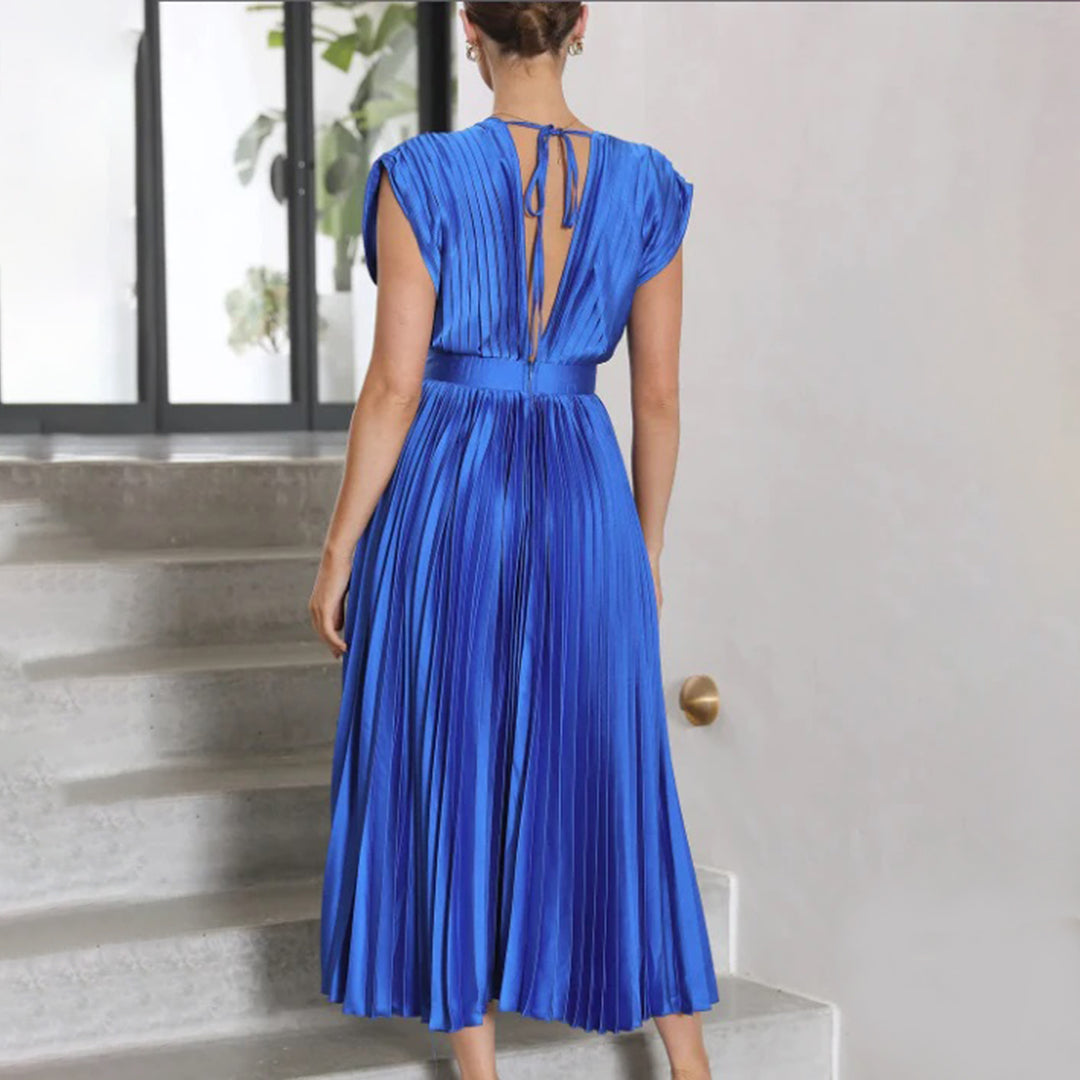 Festliches Kleid für Damen Elegant Bequem in Blau 2