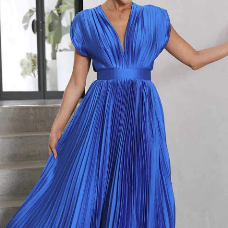 Festliches Kleid für Damen Elegant Bequem in Blau 3