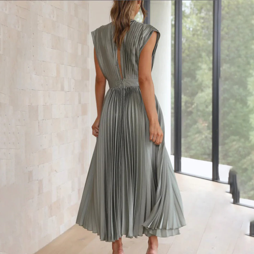 Festliches Kleid für Damen Elegant Bequem in Grün 4