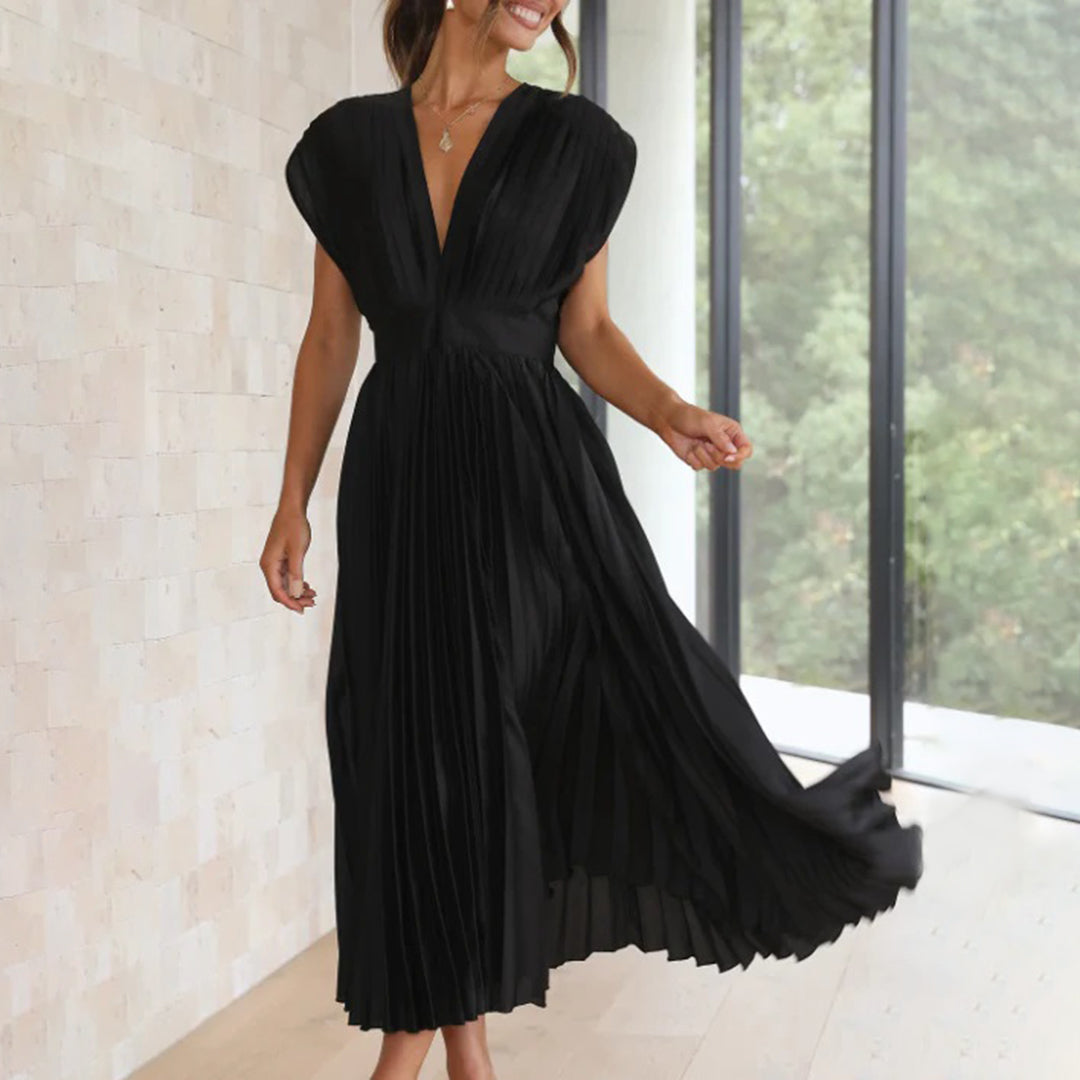 Festliches Kleid für Damen Elegant Bequem in Schwarz 1