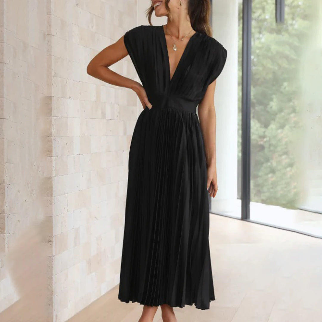 Festliches Kleid für Damen Elegant Bequem in Schwarz 3
