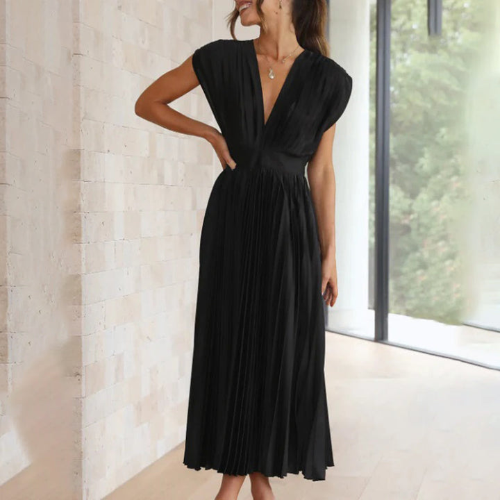 Festliches Kleid für Damen Elegant Bequem in Schwarz 3