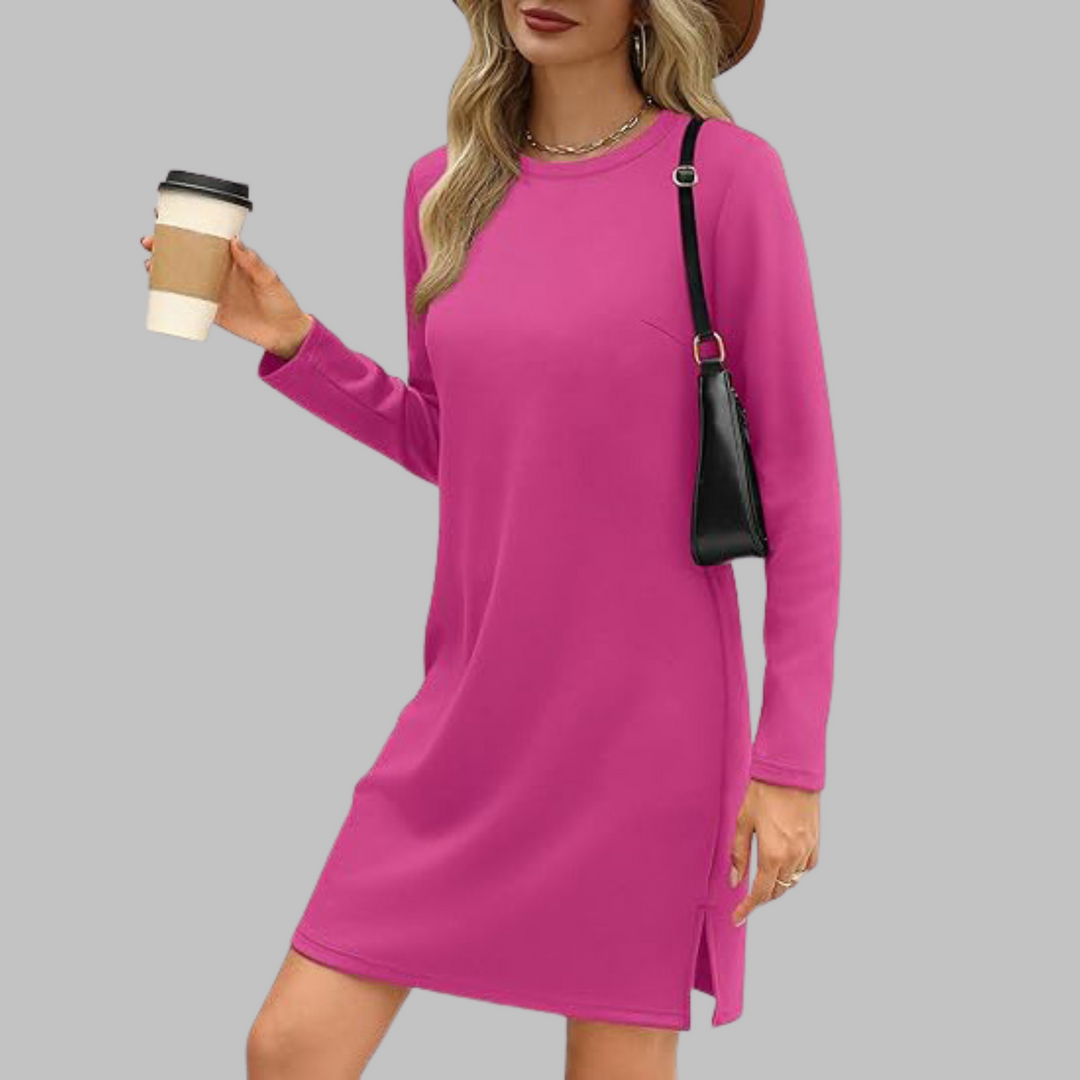 Festliches Minikleid für Herbst-Hochzeitsgäste in Rosarot