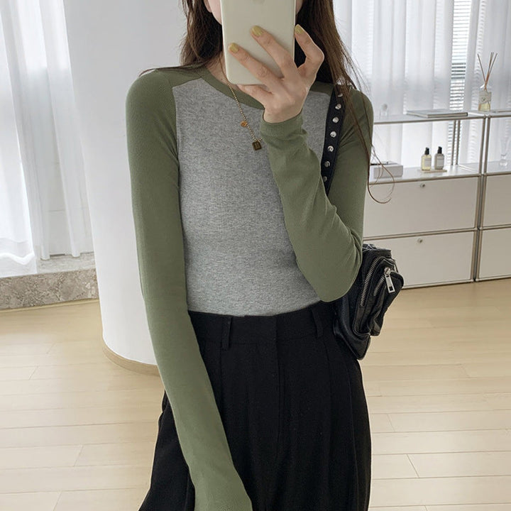 Figurbetontes Strickkleid Damen Langarm für Herbst (3)