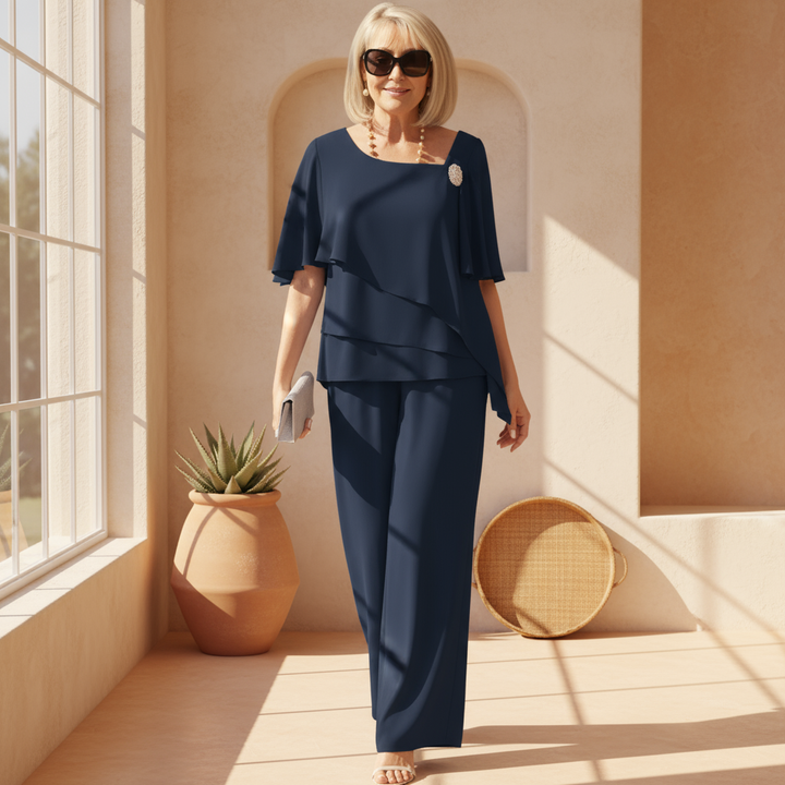 Fließendes Damen Set für elegante Anlässe