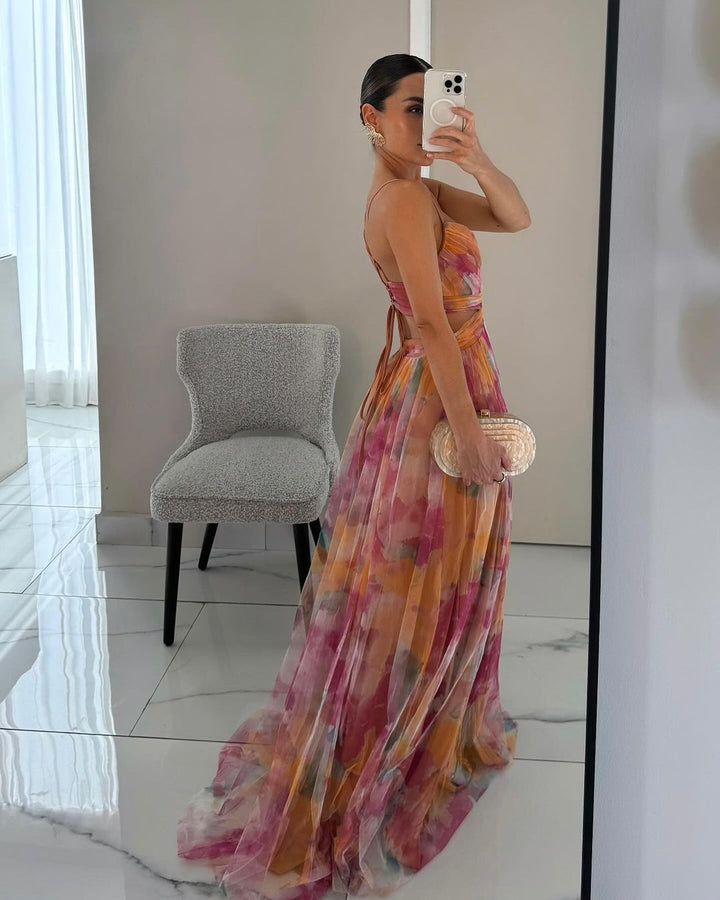 Florale Maxikleid für Hochzeitsgäste im Sommer (3)
