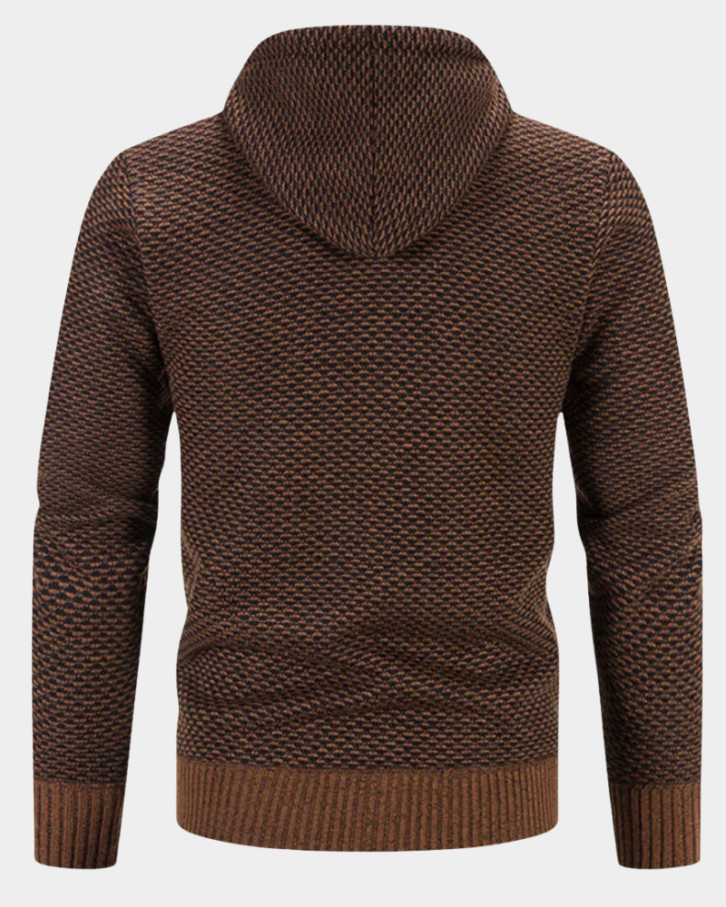 Gemütlicher Herren Pullover mit Kapuze (5)