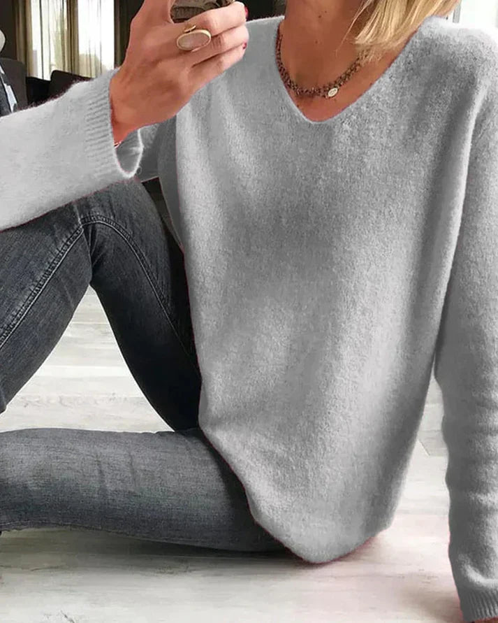 Gemütliches Damen Sweatshirt aus Baumwolle zum Alltag (6)