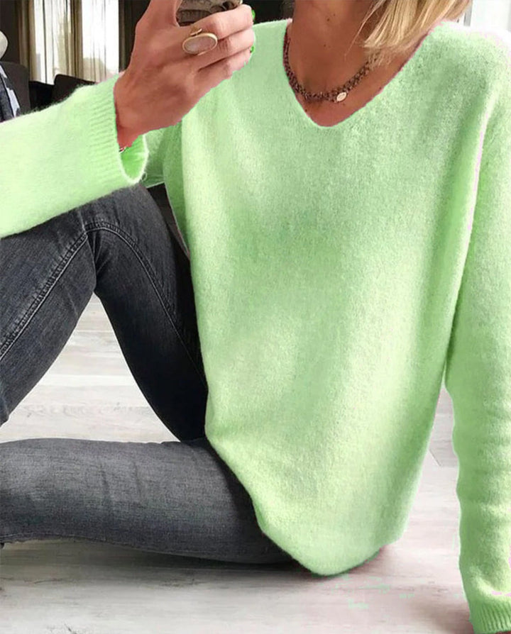 Gemütliches Damen Sweatshirt aus Baumwolle zum Alltag (8)