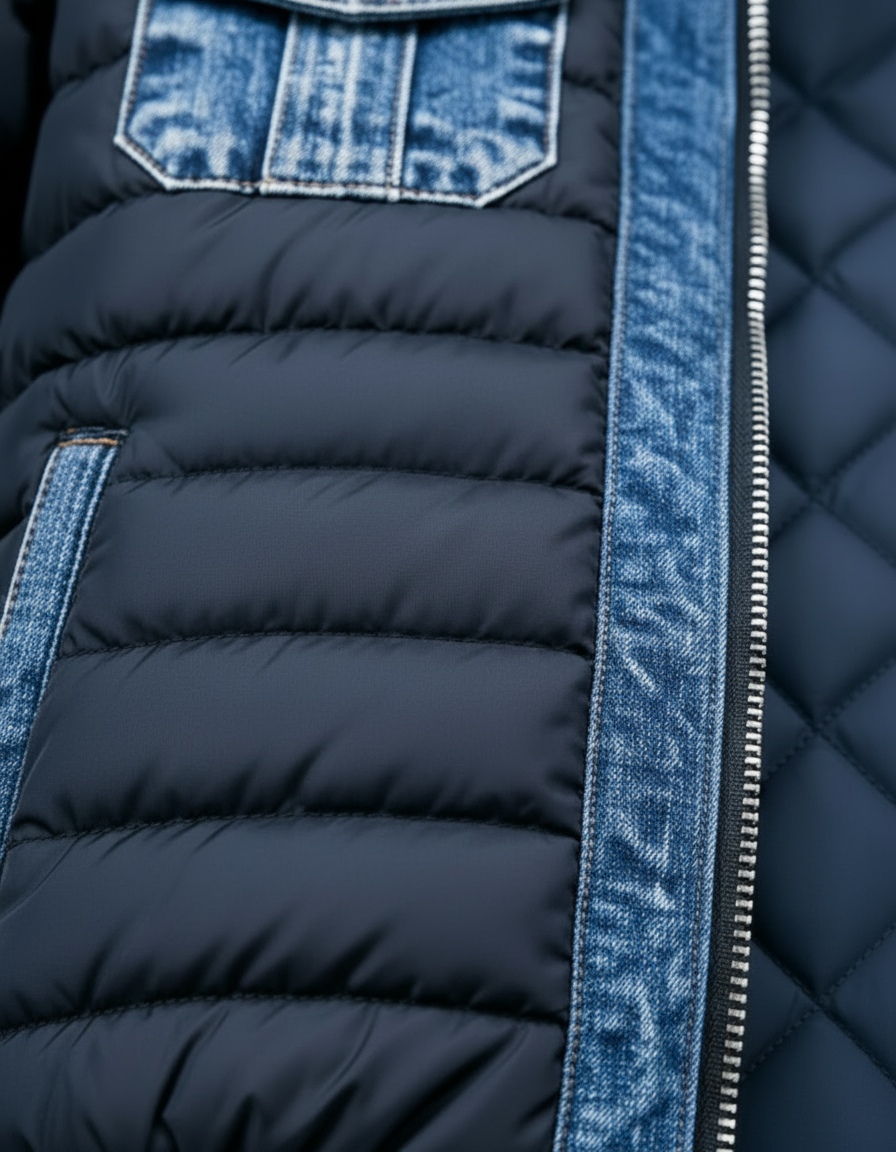 Gesteppte Hybrid-Jacke im Vintage-Stil für Herbst (2)