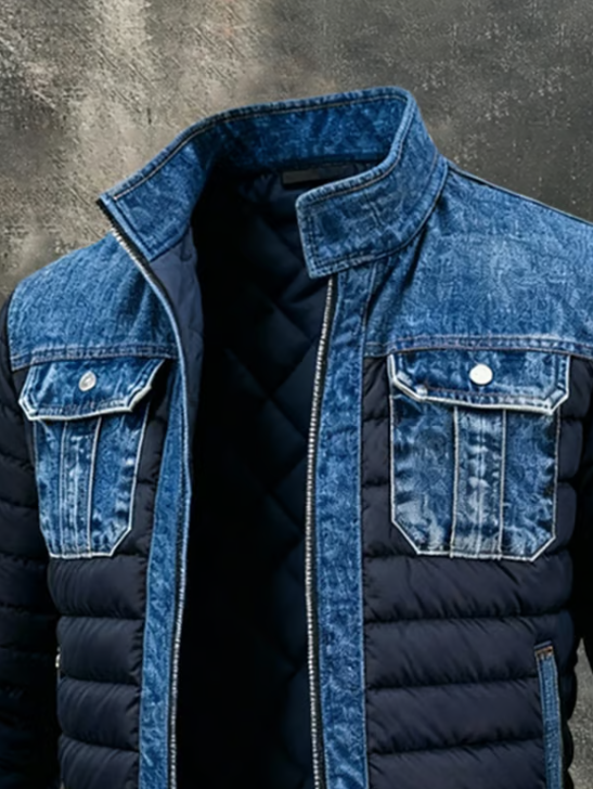 Gesteppte Hybrid-Jacke im Vintage-Stil für Herbst (3)