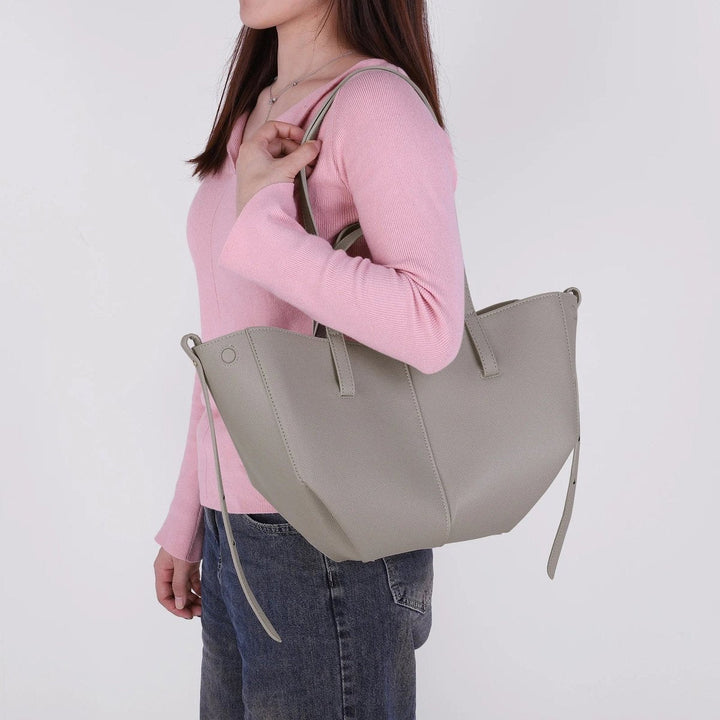 Große Damen Vintage Kunstleder Laptoptasche (6)