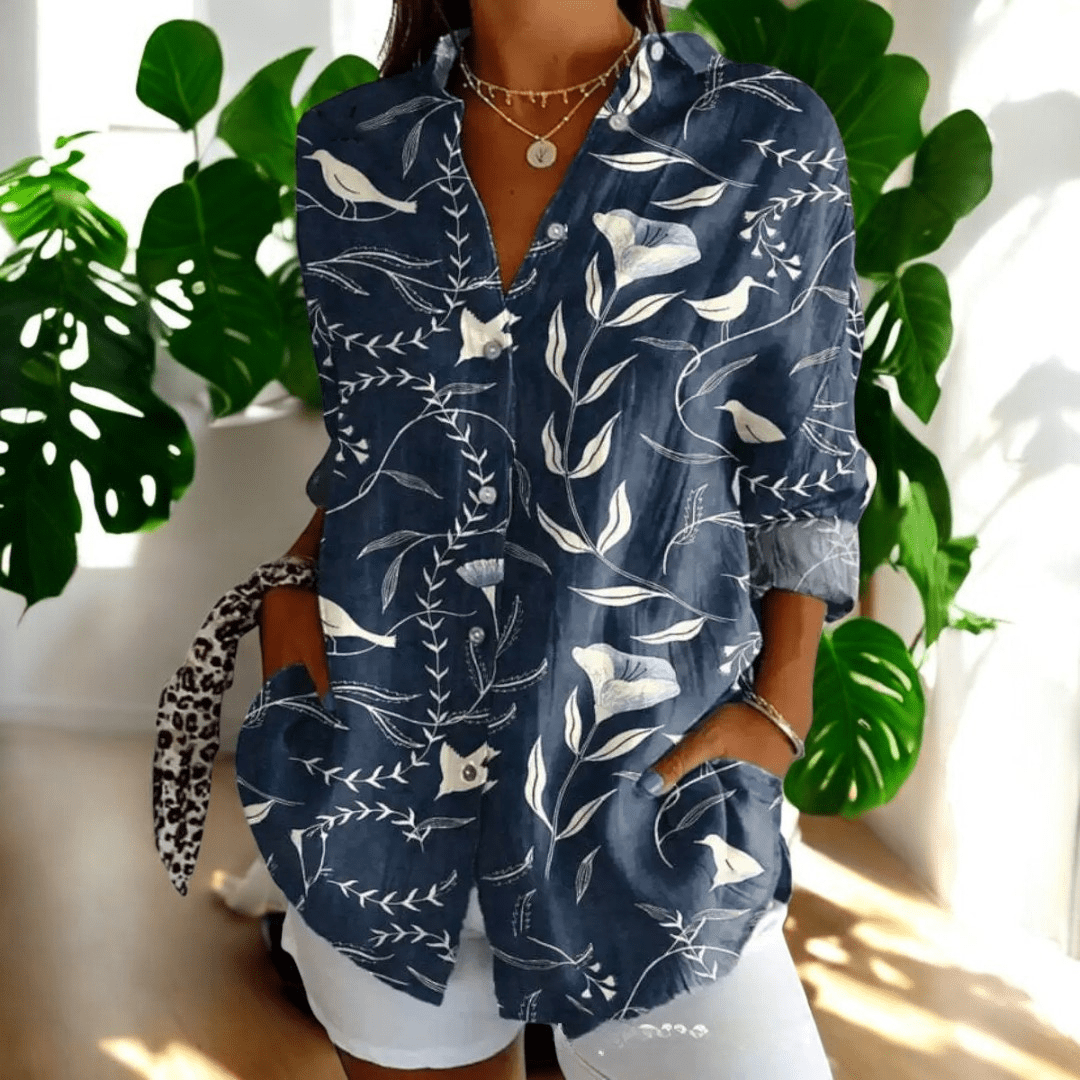 Amara Vintage Bluse mit zeitlosem Schnitt foto 9