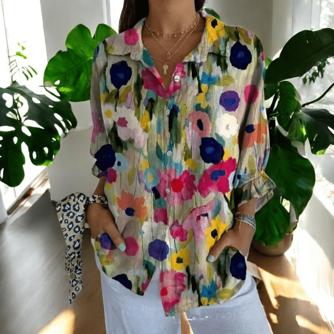 Amara Vintage Bluse mit zeitlosem Schnitt foto 6