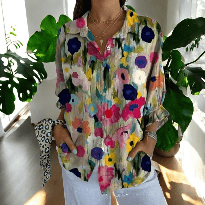 Amara Vintage Bluse mit zeitlosem Schnitt foto 6