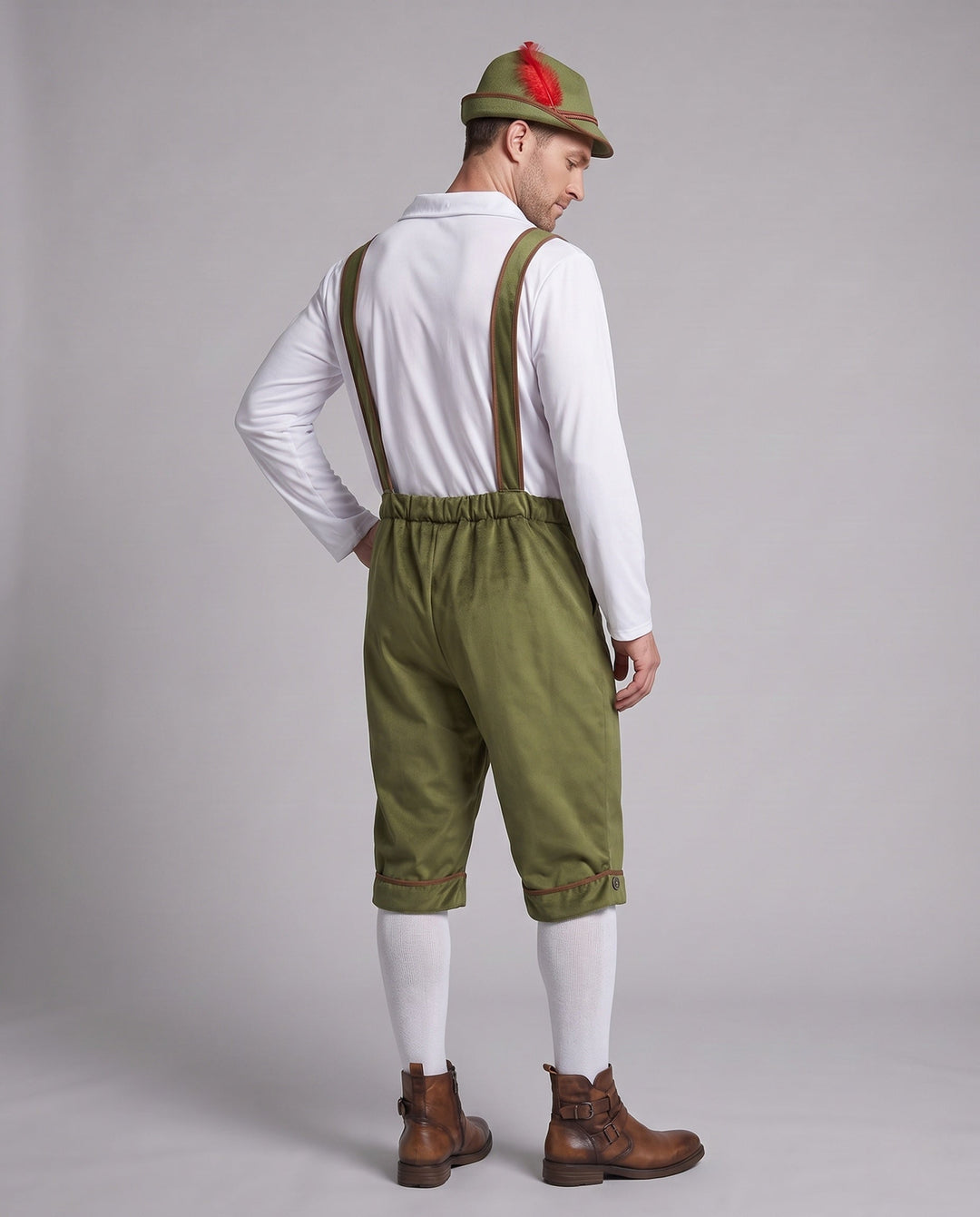 Herren Authentische Lederhose zum Oktoberfest (3)
