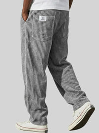 Theo | Herren Baggy Cord-Hose mit Elastikbund