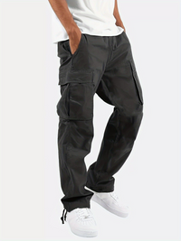 Niklas | Herren Baggy-Jeans Cargohose mit Taschen