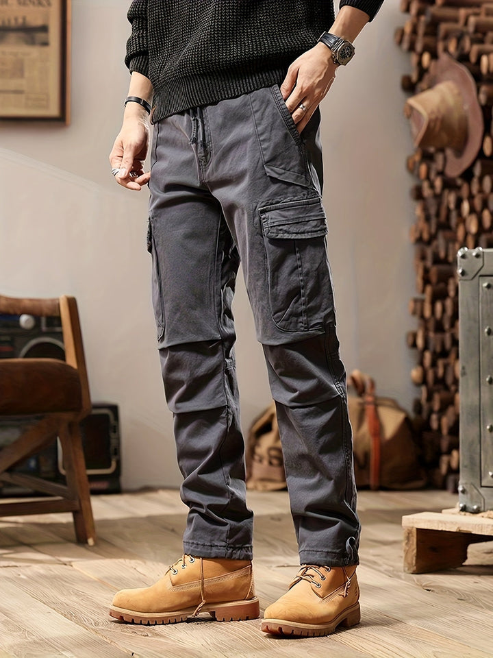 Herren Cargo Hose für lässigen Alltags-Stil in Grau