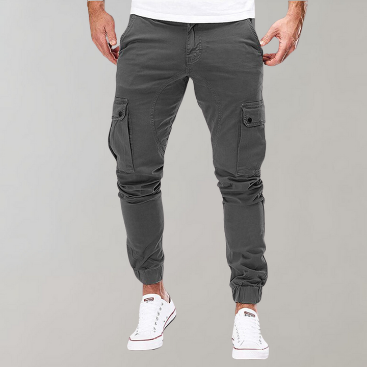 Herren Cargo-Hose komfortabel für den Alltag in Grau