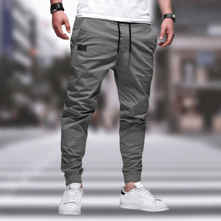 Herren Cargo-Hose mit lockerer Passform in Grau