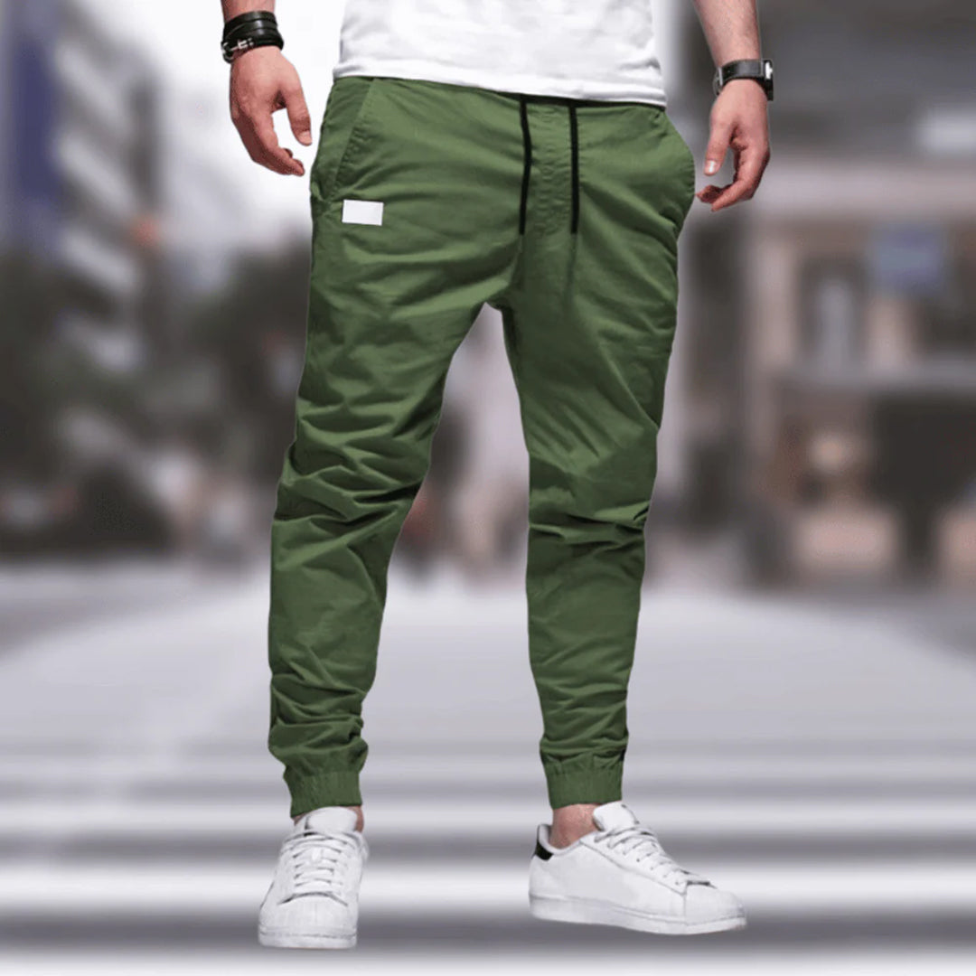 Herren Cargo-Hose mit lockerer Passform in Grün