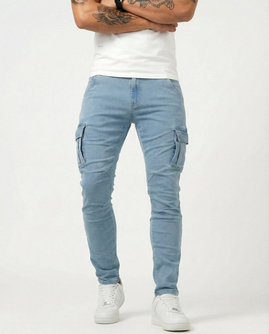 Herren Cargo-Hose mit Stretch für den Alltag