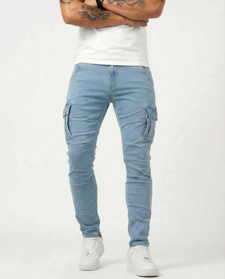 Herren Cargo-Hose mit Stretch für den Alltag
