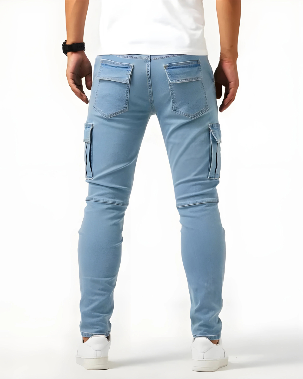 Herren Cargo-Hose mit Stretch für den Alltag (4)