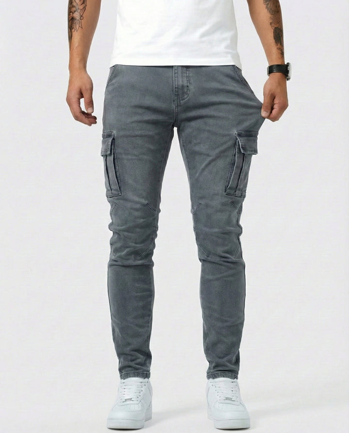 Herren Cargo-Hose mit Stretch für den Alltag (6)