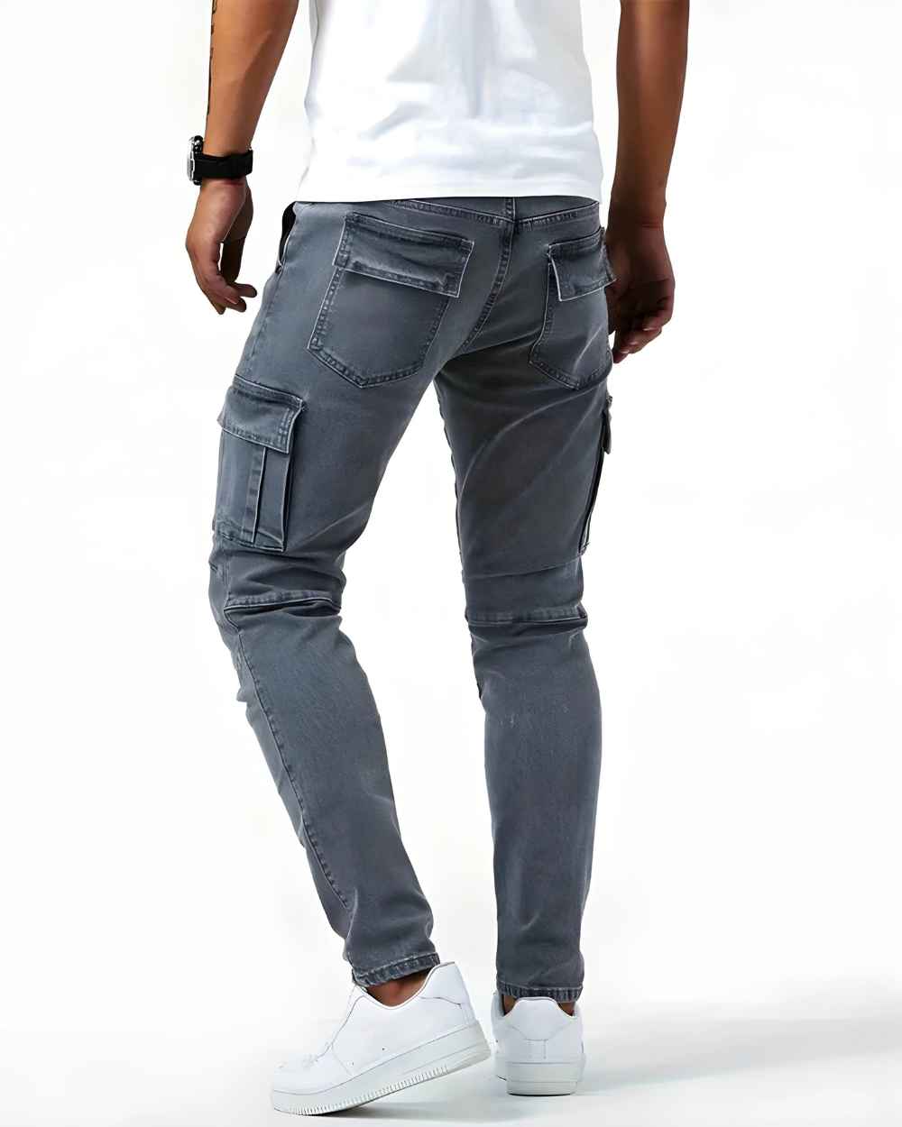 Herren Cargo-Hose mit Stretch für den Alltag (9)