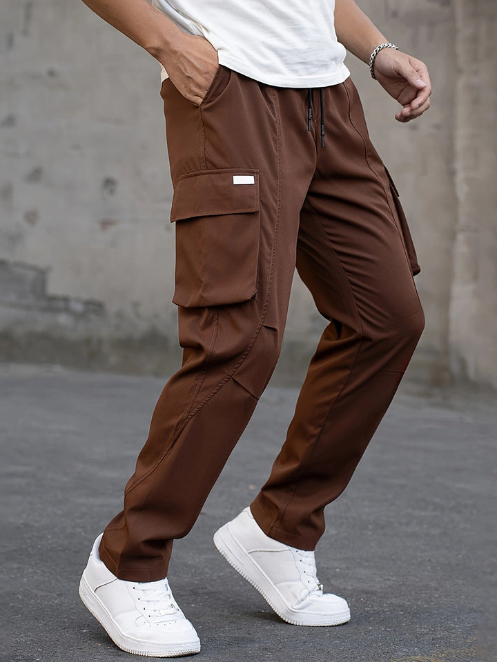 Herren Cargo-Hose Modern für Alltag in Kaffee