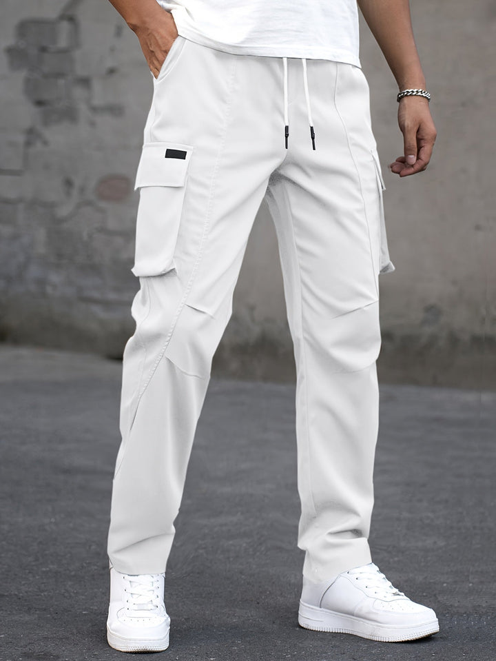 Herren Cargo-Hose Modern für Alltag in Weiß