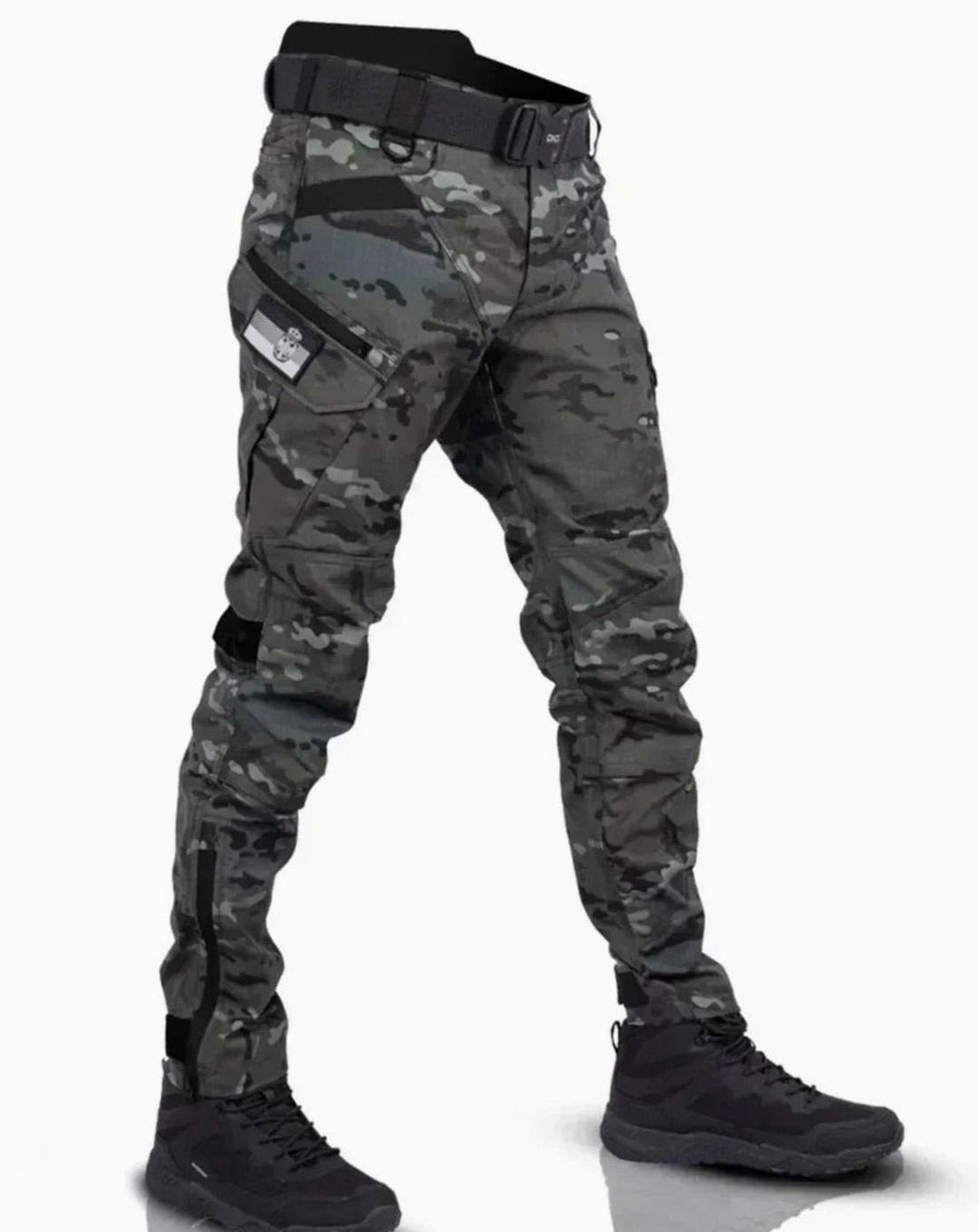 Herren Cordhose Wasserdicht Praktische Cargo in Grau