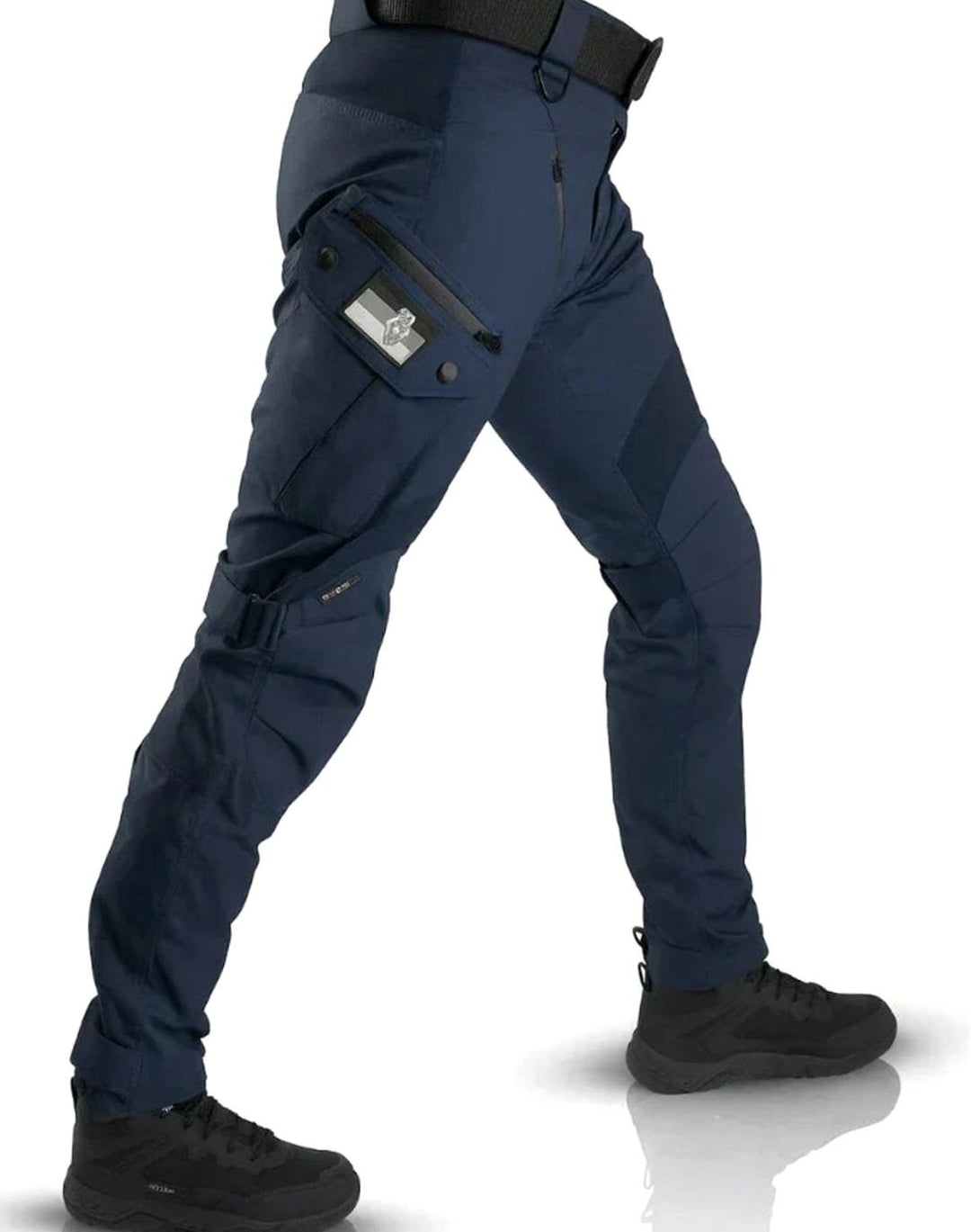 Herren Cordhose Wasserdicht Praktische Cargo in Marineblau