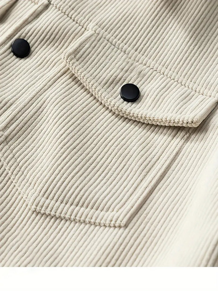 Herren Cordjacke mit strukturiertem Schnitt (11)