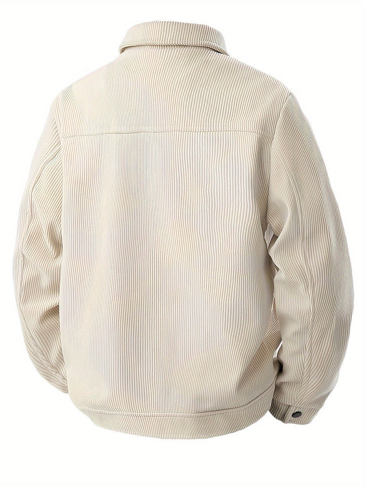 Herren Cordjacke mit strukturiertem Schnitt (8)