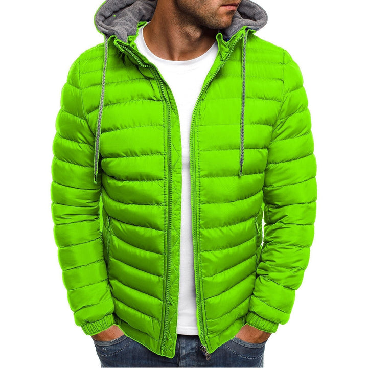 Herren Daunenjacke mit Kapuze für Herbst