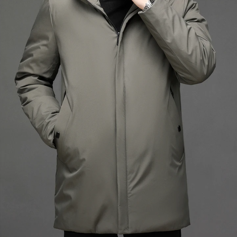 Herren Daunenjacke wasserdicht und warm (4)