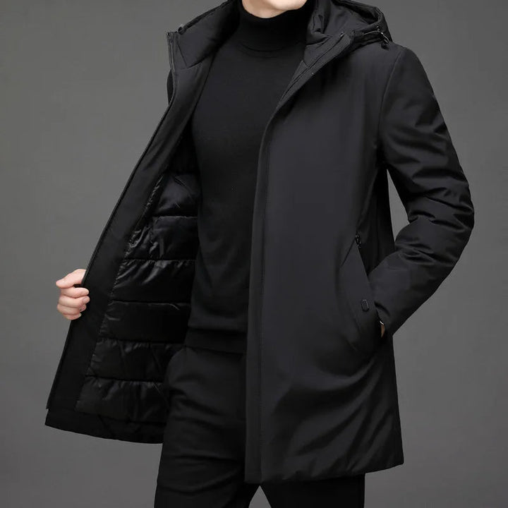 Herren Daunenjacke wasserdicht und warm (5)
