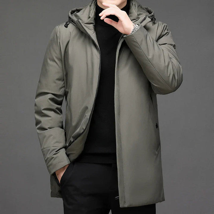 Herren Daunenjacke wasserdicht und warm (6)